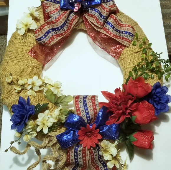 4th of July Rustic Wreath - Picture 3 of 3